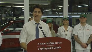 Canada: PM Justin Trudeau speaks with reporters in Alliston, Ontario – April 5, 2023