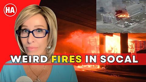 WEIRD MASSIVE FIRES IN SOCAL (10 FREEWAY, TUSTIN HANGAR)
