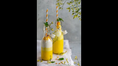 Delicious and Mouthwatering🥭 Mango Lassi and Mango Kulfi Recipe - Perfect Summer Treat!