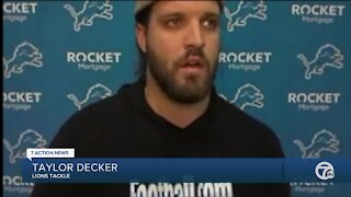 Taylor Decker disgusted at outside perception of him during injury