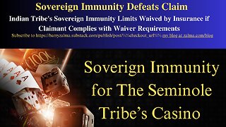 Sovereign Immunity Defeats Claim