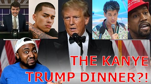 Trump Responds To Kanye West, Nick Fuentes & Milo Pulling Up To Mar A Lago For Dinner!