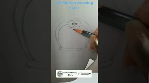 Doremon Easy Pencil Drawing Tutorial Step by Step Shorts 1 #shortvideos #doraemondrawing