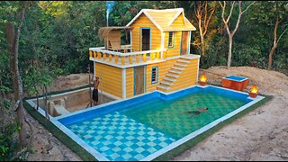 29Day Building Jungle Gym Room And Swimming Pool for Underground House