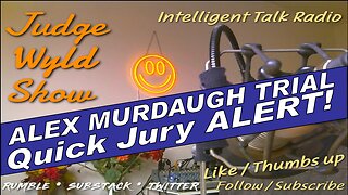 Alex Murdaugh Trial Live Stream QUICK JURY ALERT and ANALYSIS. Fair or Bad? See Description.