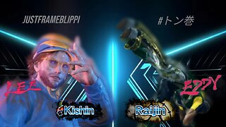 Tekken 8 Ranked - Road to Bushin - JustFrameBlippi (Lee - Kishin) vs #トン巻 (Eddy - Fujin)