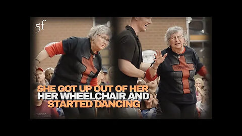 80 Yr Old Got Up Out of Her Wheelchair & Started Dancing!