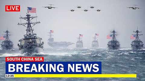 China Shocked! US Aircraft Carrier Warns China's Navy not to mess in the South China Sea