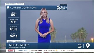 Chances for rain to bring cooler temps across Southern Arizona