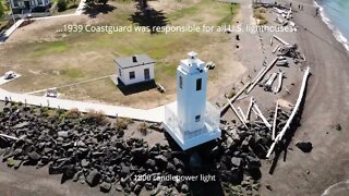 Browns Point Lighthouse From Above