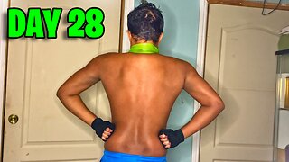 HardGainer Winter Bulk Day 28 - BACK & BICEPS (Home Workout)