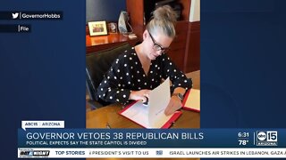 Governor Hobbs vetoes 38 Republican bills