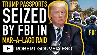 Trump Passports SEIZED in FBI RAID of Mar-a-Lago while KASH PATEL Argues DECLASSIFICATION
