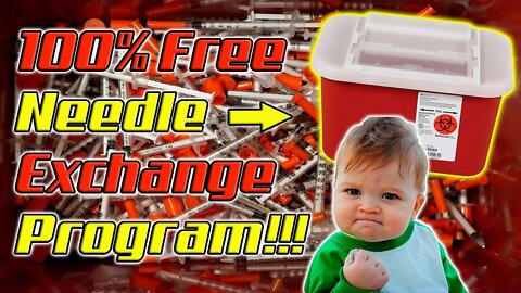 100% Free Sharps Container & Used Needle / Syringe Exchange Program Near You!
