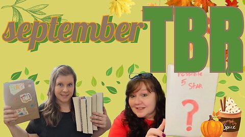 September TBRs (probably... possibly... or not) + potential 5 star book vlog coming this month