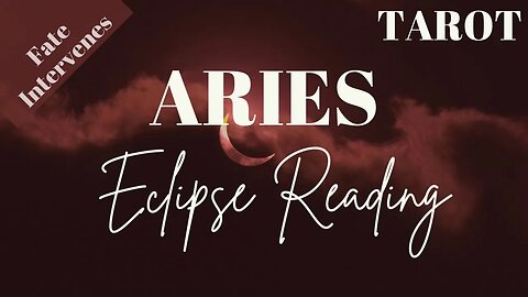 ARIES October ECLIPSES Tarot Reading || FATED EVENTS Incoming!