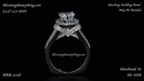 BBR-701-E Ring Setting For Engagement By BloomingBeautyRing.com