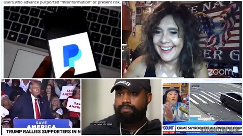 10/8/2022 FB wiped Live 2X Midstream! Pay Pal to Take $2500 for Disinfo,Trump Comms,Kanye.Q Proofs