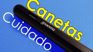 Canetas Goojodoq | Tomem CUIDADO!