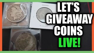 LET'S GIVEAWAY A SILVER COINS FOR YOUR COIN COLLECTION!!