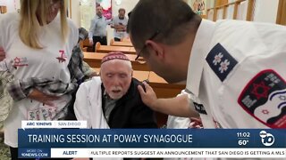 Emergency training session held at Poway synagogue