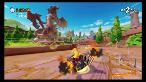 Crash Team Racing Nitro-Fueled - Spyro Circuit - 2:18.16 (Oxide Time Trial Beaten)