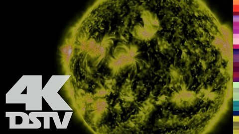 Views Of The Solar Corona | 4K Ultra HD Space Video