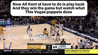 Rigged Akron Zips 4.8 seconds COMEBACK vs Kent State | WELCOME TO WWE MARCH MADNESS #rigged #cbb