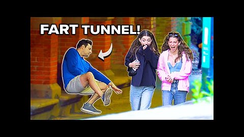 Funny Fart Prank in Central Park! TREMORS in the Tunnel!