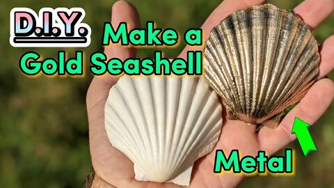 Seashell - Make a Gold Seashell using Molten Metal - HowTo DIY (Crafts)