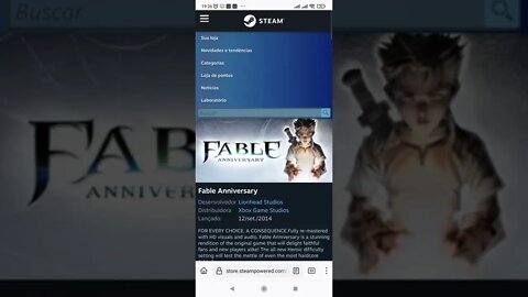 Fable Anniversary, em promoção na Steam