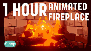 Animated Fireplace to Relax with your Schnauzer to