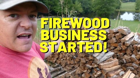 #176 Officially STARTED My Firewood Business & Making Money Selling Firewood