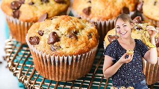 Chocolate Chip Banana Muffins