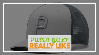 PUMA GOLF 2020 Men's P Pars & Stripes Adjustable Hat