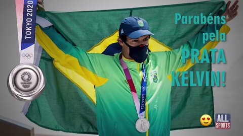 🥈Parabéns pela prata KELVIN! Primeira medalha do Brasil em Tokio 2020.