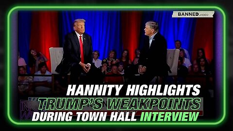 Hannity Highlights Trump’s Biggest Weakpoint During Exclusive Town