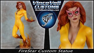 FireStar Custom Statue made from Sideshow Phoenix