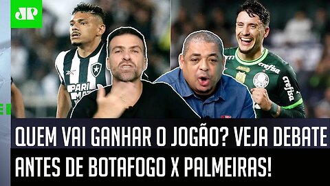 "EU DISCORDO! E TE FALO: se o Botafogo PERDER pro Palmeiras hoje..." OLHA esse DEBATE antes do JOGÃO