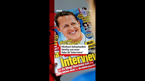 Michael Schumacher’s family plan legal action after AI-generated 'interview'