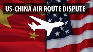 US-China Air Route Dispute