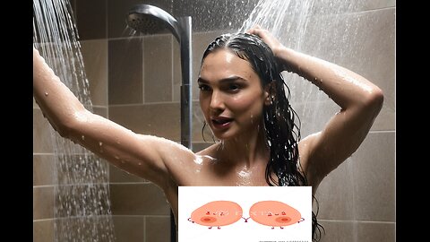 Gal Gadot splish splash Ai Generated