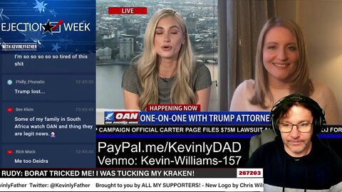 Jenna Ellis on OAN - Trump Lawyer Fact-Check and why Trump can't possible win on the #LieStream