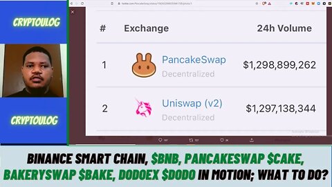 Binance Smart Chain, $BNB, PancakeSwap $CAKE, BakerySwap $BAKE, Dodoex $DODO In Motion; What To Do?