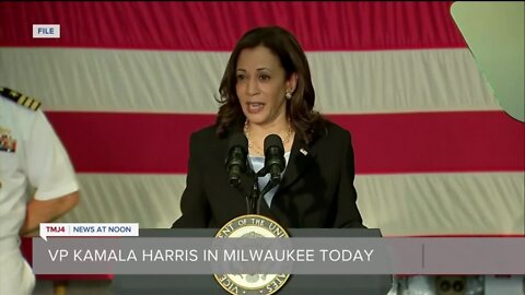 Vice President Kamala Harris speaks at event in Milwaukee