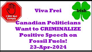 Canadian Politicians Want to CRIMINALIZE Positive Speech Viva Frei 23-Apr-2024