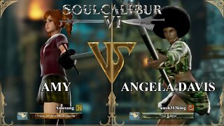 Amy (Âmesang) VS Angela Davis (kush313king) (SoulCalibur™ VI: Online)
