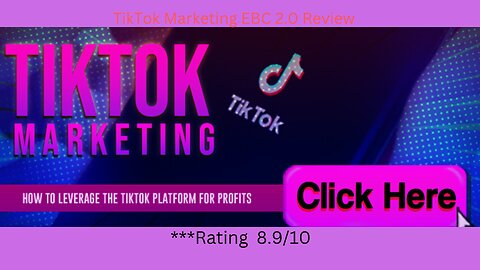 TikTok Marketing EBC 2.0 demo:How does this app work
