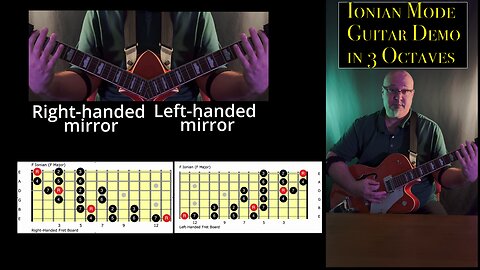 Ionian Mode | Guitar Demo | 3 Octaves | Uncle Joshafat