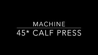 🏋️‍♂️ How to 45* Calf Press Coach | Mike D